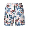 thumbnail image 4 of Lsque Mens Swim Trunks Retro Butterfly Pattern - Bathing Suit Compression Liner - Beach Swim Shorts Swimwear - (S-3XL) - Stretch Quick Dry -XX-Large, 4 of 9