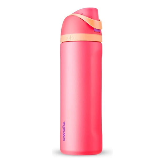 Owala FreeSip: Botella de acero inoxidable aislada con popote, 24 oz (700ml)