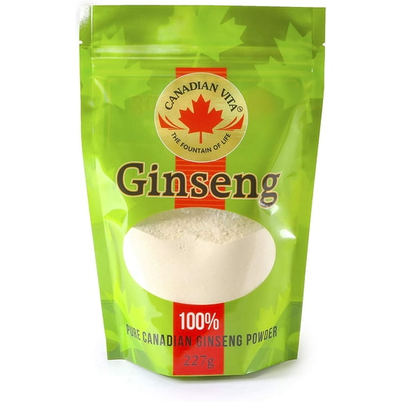 Canadian Vita Ginseng Powder - Immune System and Energy Support - Perfect for Cooking, Smoothies, Coffee and Tea (8oz/227g)