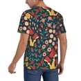thumbnail image 2 of Fotbe Berries and Flowers Baseball Jersey Shirt for Men and Women, Casual Short Sleeves Button Down T-Shirt-X-Large, 2 of 9