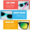 thumbnail image 3 of Gafas de sol AGGKKY para niños, neón, paquete de 24 unidades con protección UV400, 3 of 7