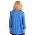 thumbnail image 2 of Ovidis 2-113-183-3 Women Adaptive Top, Blue - Medium, 2 of 3