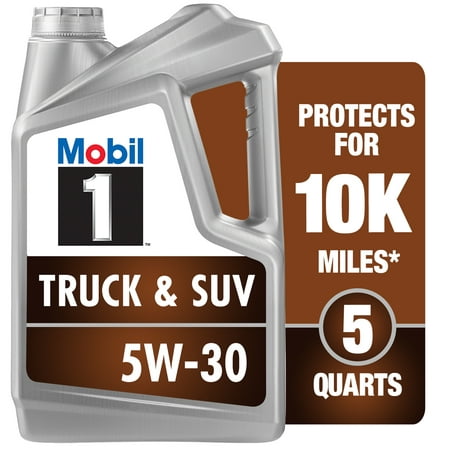 Mobil 1 Truck & SUV Full Synthetic Motor Oil 5W-30, 5 qt
