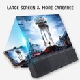 thumbnail image 4 of 12 inch 3D HD Phone Screen Magnifier Desktop Bracket Movie Video Amplifier With Wired Speaker For Smart Phone Expander Holder, 4 of 8