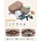 thumbnail image 4 of Bandolera LOVEVOOK acolchada de piel vegana, color camel claro, 4 of 9