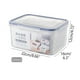 thumbnail image 1 of Contenedores grandes para almacenar frutas y verduras con colador extraíble | Juego de 1 recipiente hermético para alimentos para refrigerador y congelador | Contenedores organizadores de frutas y, 1 of 9