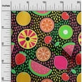 thumbnail image 2 of oneOone Cotton Poplin Magenta Fabric Tropical Fruit Fabric For Sewing Printed Craft Fabric By The Yard 42 Inch Wide, 2 of 6