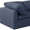 thumbnail image 6 of Meridian Furniture Indulge 258" Fabric U-Shaped Modular Sectional in Navy, 6 of 9