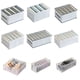 thumbnail image 5 of Wosthever Organizador de almacenamiento de ropa, cajón, armario, caja de compartimentos para el hogar, vaqueros plegables, calcetines, Almacenamiento y organización del hogar 9 Rejillas Gris, 5 of 6