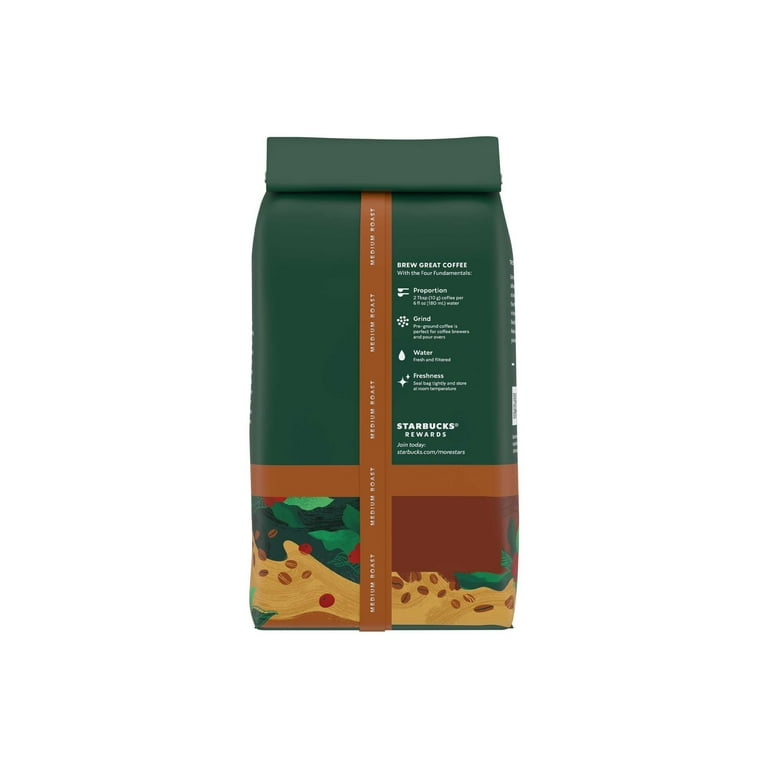 Starbucks House Blend, 12 oz Bag of Medium Roast Ground Coffee