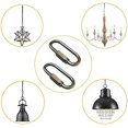 thumbnail image 3 of 10 Pack D Shape Chain Locking 4MM Chain Quick Link Connector Antique Brass, 3 of 4