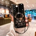 thumbnail image 4 of Luxury Astronaut Case For Vivo Y76 5G V29E Y72 V27E Y22S Y52 Y20S Y36 4G Y33S V25E Y20 Y51 Plating Silicone Cover, 4 of 5