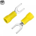 thumbnail image 4 of 250pcs SV1.25, 4 Insulated Electrical Wire Terminals, Crimp Fork Connector Set, 100% , , with Insulated Sleeves for Wire Support, Suitable for Power Cable, 4 of 7