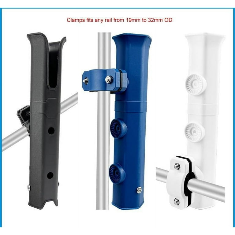 fishing rod holder pictures Short Stack Vertical Fishing rod Holder 3 or 4 rod (with or w/o track mount) 4 rod w 45 degree track bracket / Black