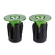 thumbnail image 1 of BLLBOO Tapón del Extremo del Manillar - Manillar de Bicicleta de Aluminio Colorido Manillar Empuñaduras de Barra Tapones de Extremo Tapa Accesorio de Bicicleta 2 Piezas(Green), 1 of 5