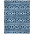 thumbnail image 4 of SAFAVIEH Tulum Lakisha Southwestern Area Rug, Navy/Ivory, 6'7" x 6'7" Square, 4 of 11