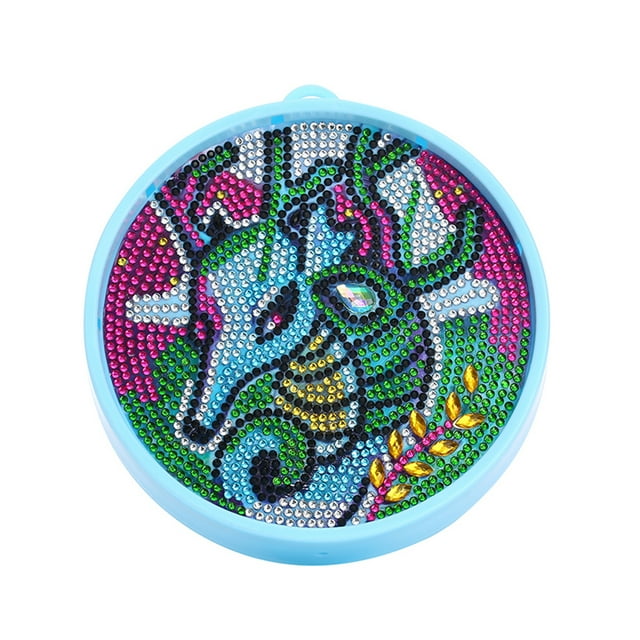Kit de bordado de cristal con lámpara de dibujo de diamantes, colgante, adorno para el hogar, arte de 6 pulgadas Continuar