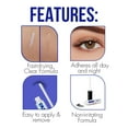 thumbnail image 5 of DUO Quick-Set Fast-Drying Strip Lash Glue, Water-Resistant Eyelash Adhesive, Clear, 0.18 oz, 2-Pack, 5 of 8