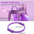 thumbnail image 3 of Pilate Ring, Body Sculpt Resistance Training Pilate Ring, Gymnastic Rings with Non-Slip Handle, for Toning Thighs, Abs and Legs, Thickness 3cm, Diameter 37cm, 3 of 5