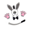 thumbnail image 2 of Conjunto de disfraz de , accesorios de animales de dibujos animados para festivales, disfraces y presentaciones en escenario. con guantes, 2 of 8