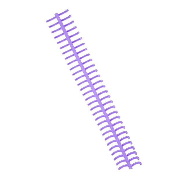 Spiral Binding Coil, 30 Holes 130 Sheets Capacity Sheet Binding Comb 16mm Inner Diameter For Paper Purple