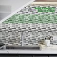 thumbnail image 2 of LONGKING Peel & Stick Backsplash Tile for Kitchen, Gray Decorative Tile (10 Sheets), 2 of 8
