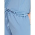 thumbnail image 7 of Joyspun Women's Short Sleeve Top and Shorts Pajama Set, 2-Piece, Sizes XS-3X, 7 of 7