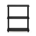 thumbnail image 4 of Furinno Turn-S-Tube 23.6 W x 11.4 D x 29.5 H 3-Shelf Decorative Shelves, Black, 4 of 5