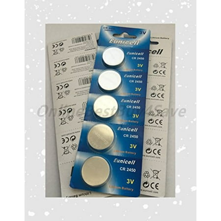 - CR2450 3V Super Lithium Button Cell Batteries (5 PCS) convenient