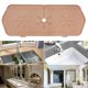 thumbnail image 4 of Faucet Mat Tear Resistant Foldable Anti-deformed Reusable Easy To Clean Fast Drain Silicone Quick Dry Sink Splash Guard Bathroom SuppliesWhite, 4 of 5