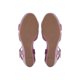 thumbnail image 5 of Sandalias casuales de plataforma con diseño de tiras cruzadas con diamantes en uniclor con correa ajustable al tobillo para mujer, 5 of 5