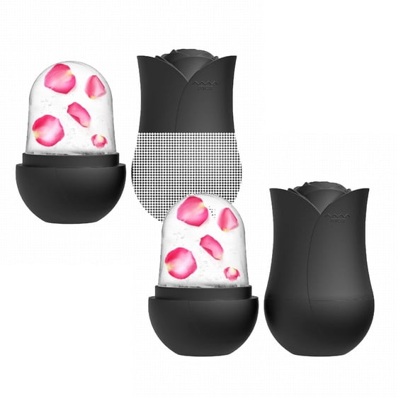 Clearance Ice Cube Mold under $7 Rose Face Ice Lattice Beauty Products Face Ice Massage Roller Capsule Face Ice