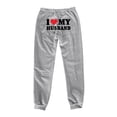 thumbnail image 1 of Gibobby Pantalones mujer moda Pantalones de chándal con forro polar para mujer, pantalones anchos y rectos, pantalones de correr(Gris,G), 1 of 3