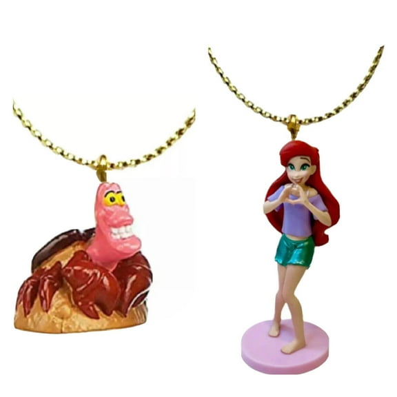 Little Mermaid Sports Active Ariel & Sebastian Crab Ornament Figure Figurine Pvc New