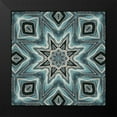thumbnail image 2 of Haase, Andrea 20x20 Black Modern Framed Museum Art Print Titled - Gold Teal Tile III, 2 of 5