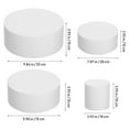 thumbnail image 2 of WRITWAA 4pcs Foam Cake Models Lightweight Display Dummies For Baking Practice Various For Single And Multi Cakes, 2 of 8