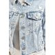 thumbnail image 4 of Chamarra de mezclilla Roman Fashion bordada estrellas juvenil 6681 Mezclilla light azul G, 4 of 6