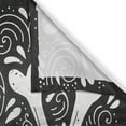 thumbnail image 3 of Ambesonne Rock and Roll Kitchen Curtains, Gothic Ornate Skull, 55"x39", Charcoal Grey and White, 3 of 3
