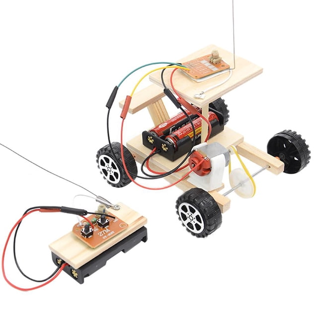 Kit de avión de patinaje eléctrico de doble hoja juguete de Ehuebsd avión DIY modelo para ciencia Experimental aprendizaje educativo regalo divertido