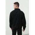thumbnail image 6 of Men's Buttoned Regular Fit Jean Jacket Black, 6 of 6