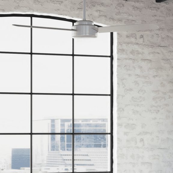 Restored Hunter Fan 52 inch Dove Grey Indoor Ceiling Fan without lights for Bedroom, Living Room/Family Room, Dining Room, Kitchen, Office (Refurbished)