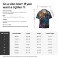thumbnail image 5 of Logiee Neon Seahorse Underwater Realm Print Men's Button Down Shirts Short Sleeve, Summer Beach Shirts,Vacation Wedding Shirts,Men's Casual Button-Down Shirts with Pocket-X-Large, 5 of 5