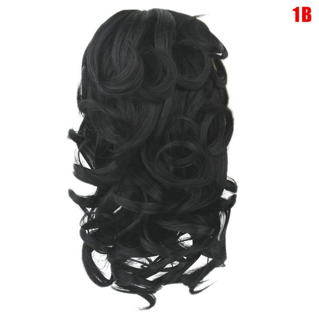 Claw Thick Wavy Wig Curly Long Layered Ponytail Wig Clip On Hair Extension New