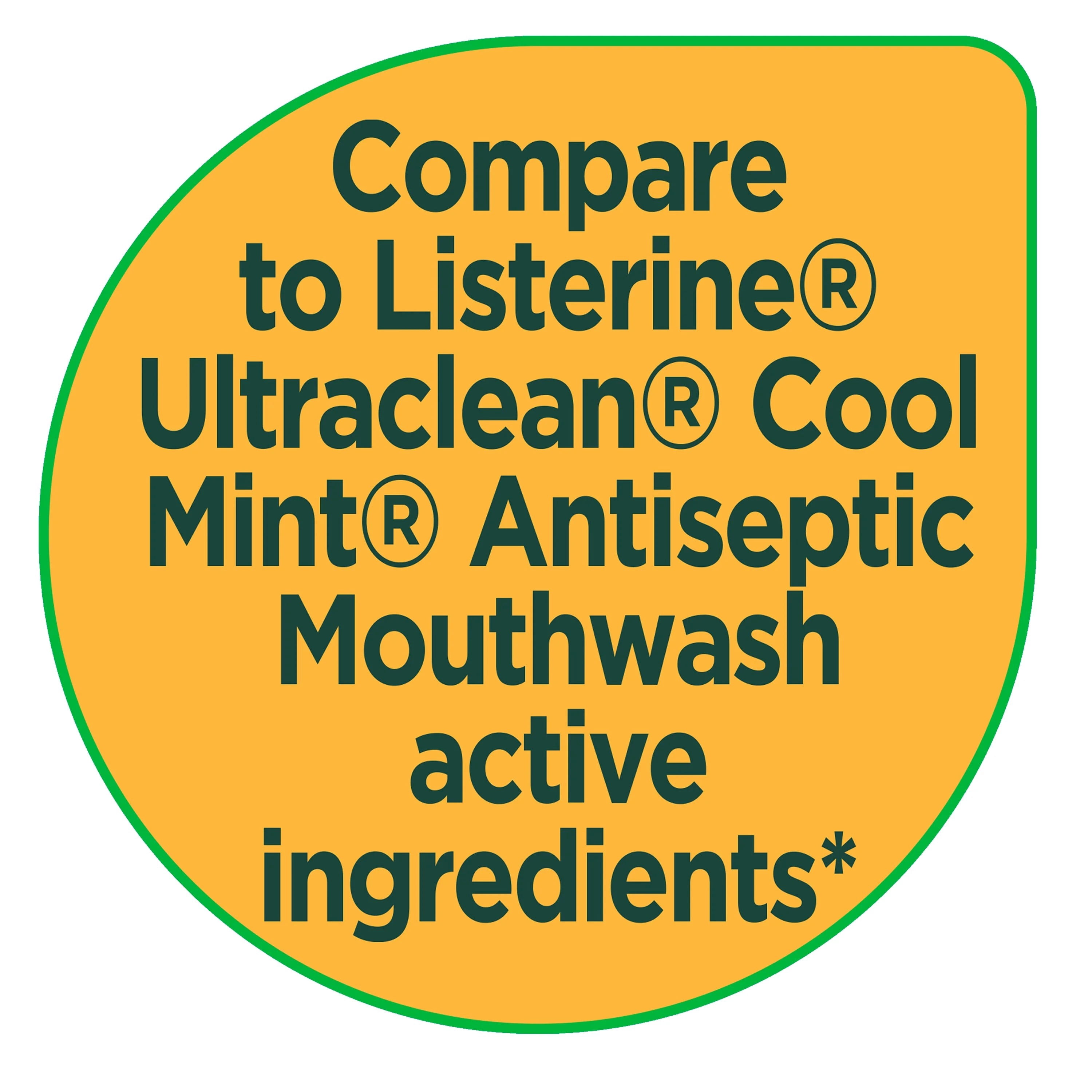 (4 pack) Equate Tartar Control Plus Mouthwash, Blue Mint, 1.5 L