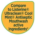 thumbnail image 6 of (4 pack) Equate Blue Tartar Control Plus Antiseptic Mouthwash for Bad Breath & Plaque Oral Care, Mint Flavor, 1.5 L, Compare to Listerine® Ultraclean® Cool Mint® Antiseptic Mouthwash Active Ingredients, 6 of 9