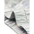 thumbnail image 5 of INSPIRE CHIC Women's Track Jacket Holographic Shiny Long Sleeve Metallic Jacket Zip Front Large Light Silver, 5 of 5