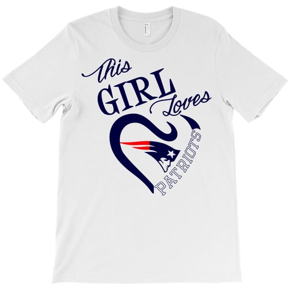 This Girl Loves Her Patriot, A Fun And Flirty Statement Of Support G882 Unisex T-Shirt, Up to Size 5XL