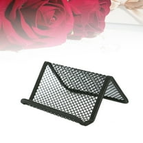 SEWCHICS 2-Pack Black Mesh Desk Organizers for Desktop Storage, Practical Office Supplies for Home and Workspaces