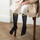 thumbnail image 2 of 4 pares de calcetines hasta la rodilla con diseño de abeja para cosplay, bonitos calcetines hasta la rodilla, calcetines decorativos para niña pequeña., 2 of 6