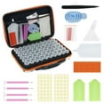 thumbnail image 1 of Art Storage Box 60/30 Slots Beads Storage Box Shockproof  Storage Case Portable Lightweight  Art Storage Containers with  Art Accessories and Tools Kit for DIY Art Craft, 1 of 11